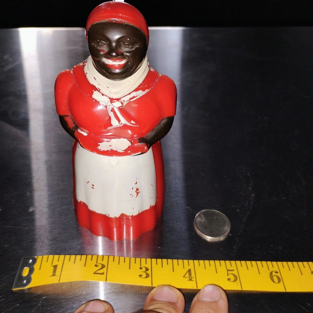 Stressed Paint Taboo Americana Aunt Jemima Syrup Bottle Circa 1940s F&F Mold